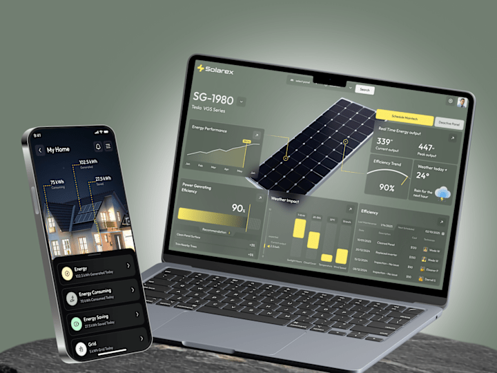 Cover image for Solarex: Energy Web & Dashboard 