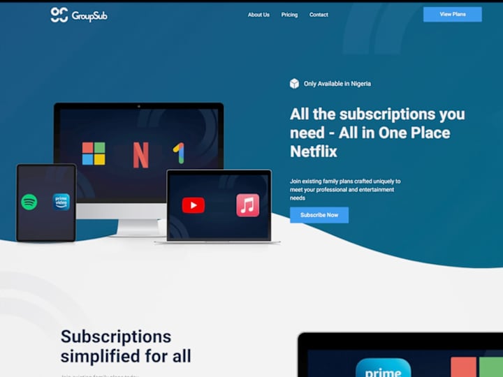 Cover image for Join Group Subscription Plans Today Within Nigeria