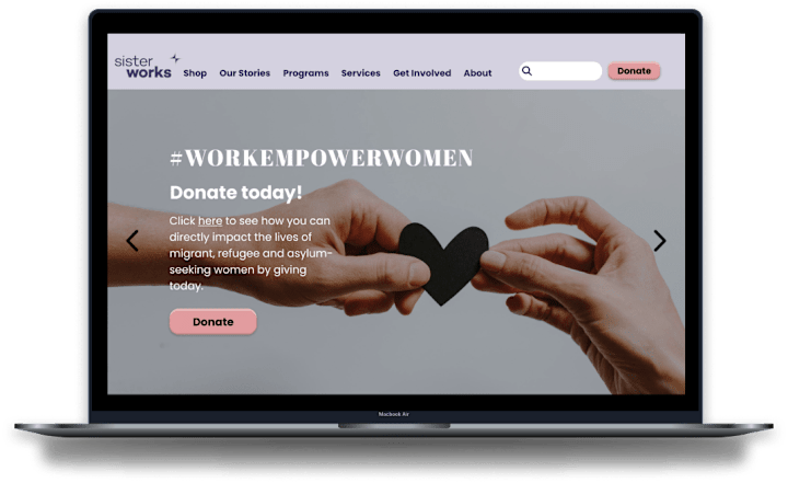 Cover image for SisterWorks | Website & Mobile Redesign