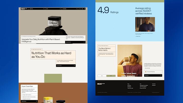 Cover image for Ace Blend Website Redesign Concept