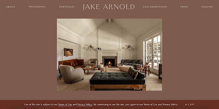 Cover image for Jake Arnold Website Copy