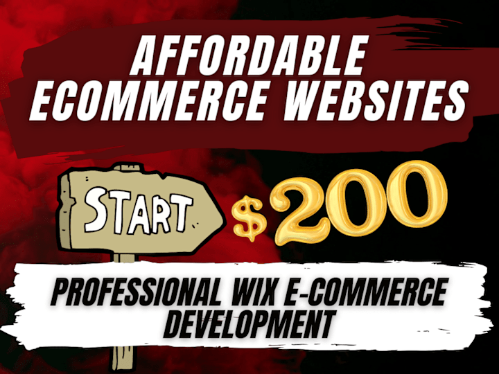 Cover image for Professional eCommerce Website Development on Wix