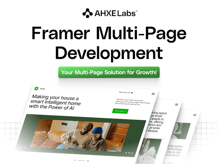 Cover image for Multi-Page Website • Built in Framer