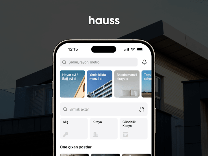 Cover image for Hauss — Real Estate Mobile App