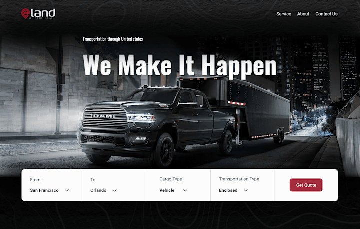 Cover image for Website - Eland Transportation Services