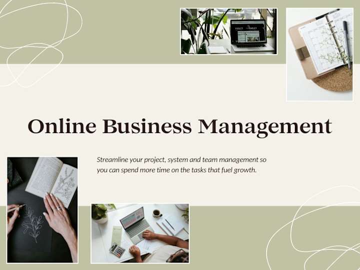 Cover image for Online Business Manager (OBM) to handle all your business needs