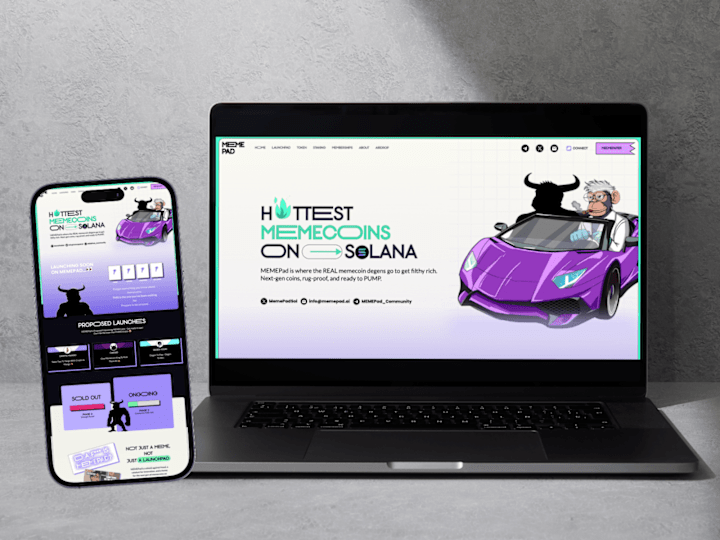 Cover image for Website and Platform Development for a Web3 Startup