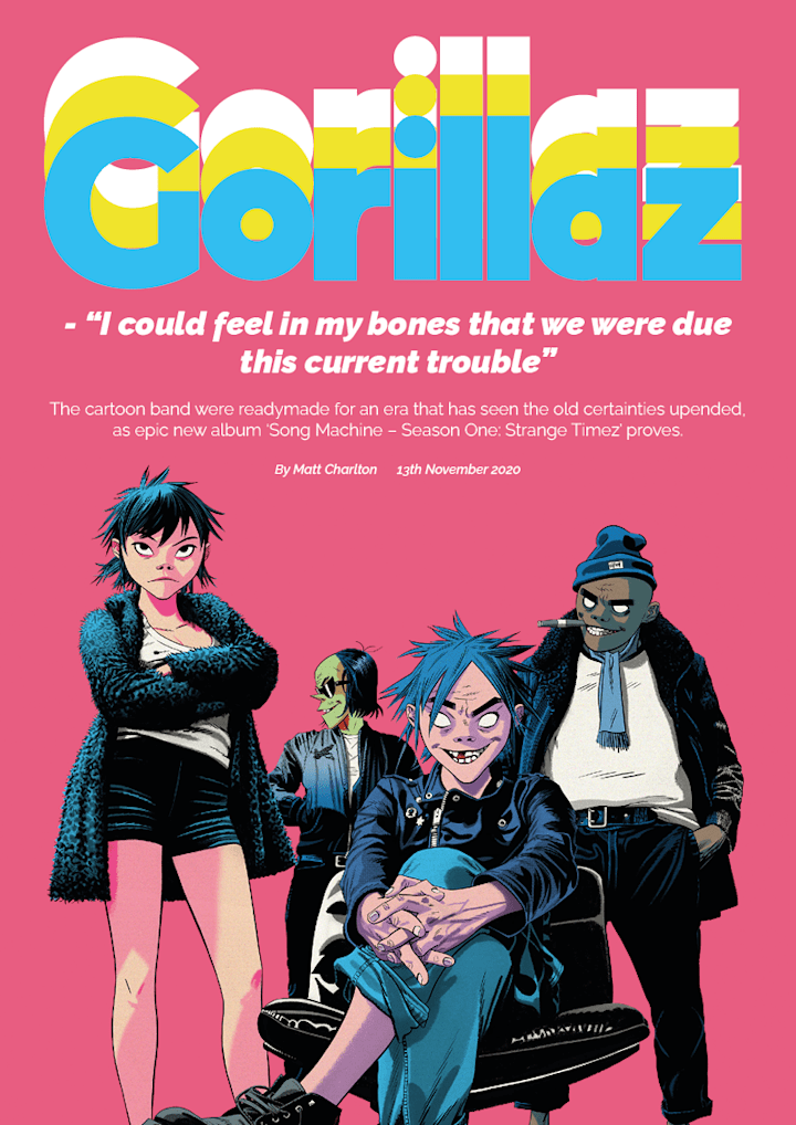 Cover image for GORILLAZ - graphic design project on Behance