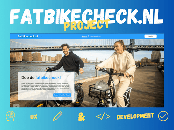 Cover image for Redesign and Shopify Optimization for Fatbikecheck.nl