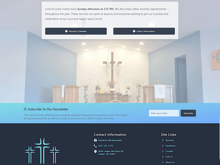 Cover image for Lord of Lords Church – WordPress Website Migration