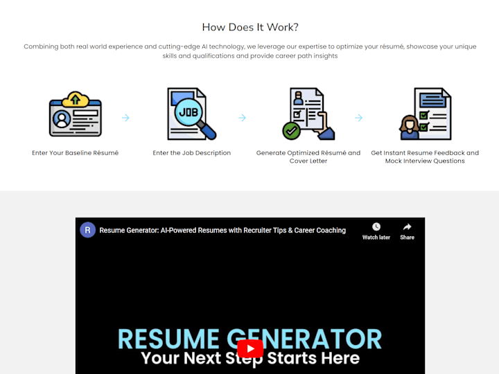 Cover image for AI Resume Generator