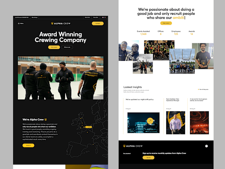 Cover image for Alpha Crew - Web Redesign
