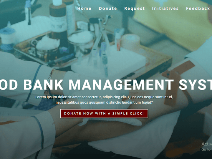 Cover image for Web Based Blood Bank Management System