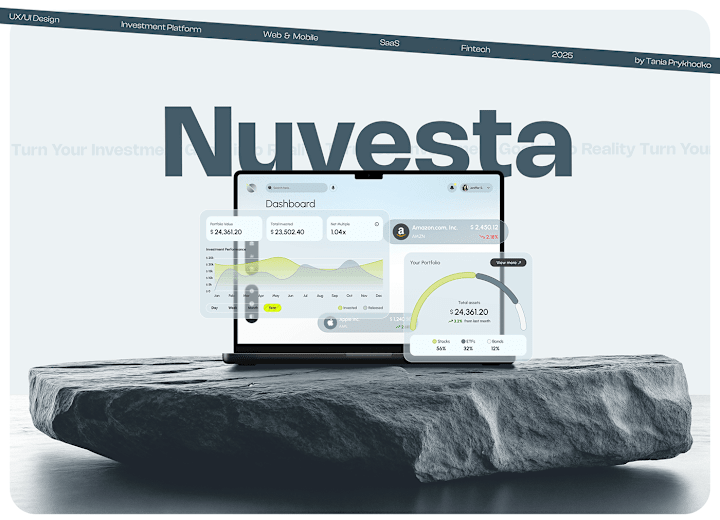 Cover image for Nuvesta | Investment Platform | SaaS & UX/UI Design