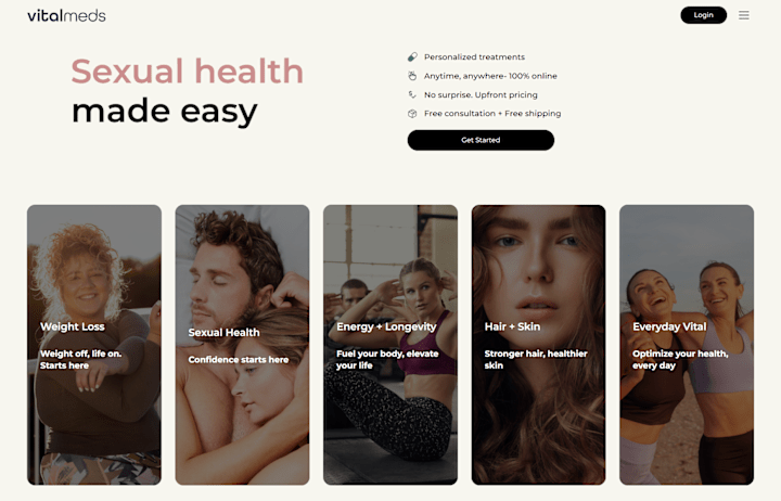 Cover image for Webflow Website Design & CMS Setup for VitalMeds