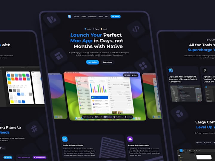 Cover image for Native for macOS - Landing Page in Framer