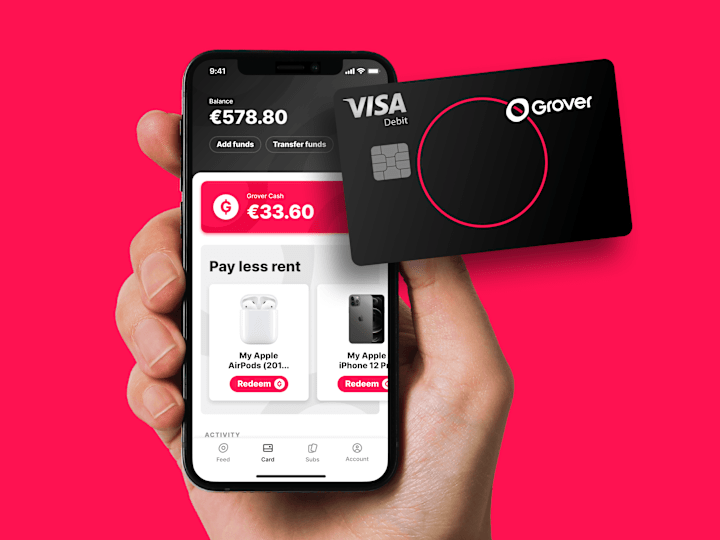 Cover image for Grover Card  |  Fintech App
