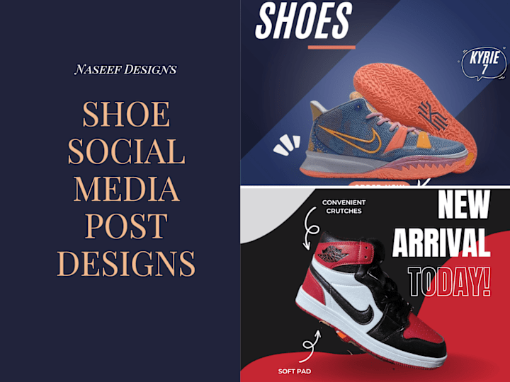 Cover image for Shoe Social Media Post Designs
