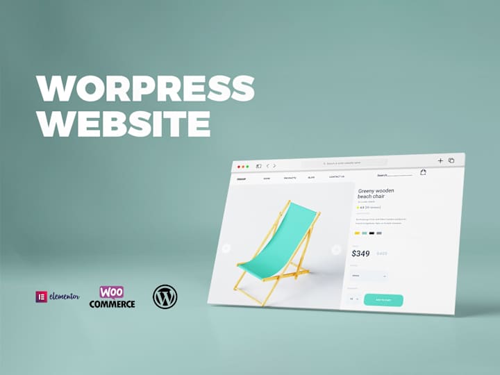 Cover image for I will develop wordpress sites with ecommerce or blog features