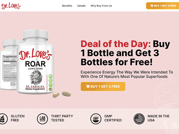 Cover image for Dr. Love's Supplements eCommerce Success