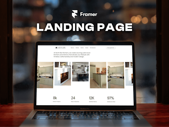 Cover image for Framer Landing Page (Design and Development)