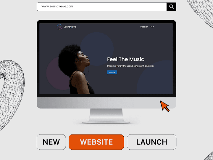 Cover image for Soundwave (Music Company) : Website Development