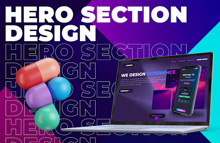 Cover image for HERO SECTION DESIGN 