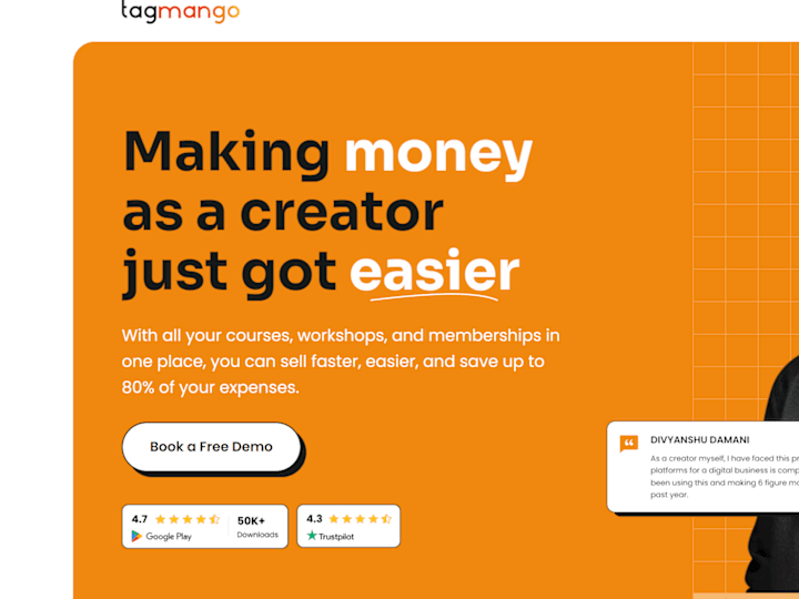 Cover image for TagMango | Creators’ platform to host workshops and launch cour…