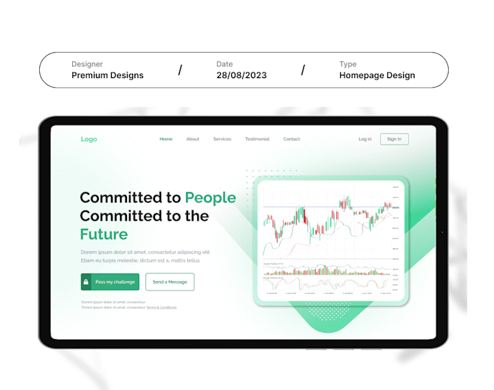 Cover image for Landing page design in Figma & Webflow Development