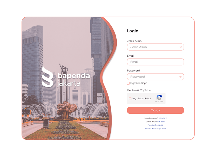 Cover image for Exploration Design - Login Animation Bapenda Jakarta