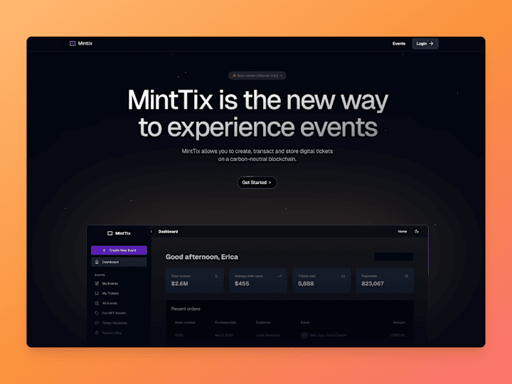 Cover image for MintTix -A NFT Ticketing Platform