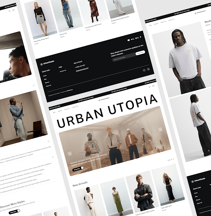 Cover image for UrbanUtopia E-commerce Website