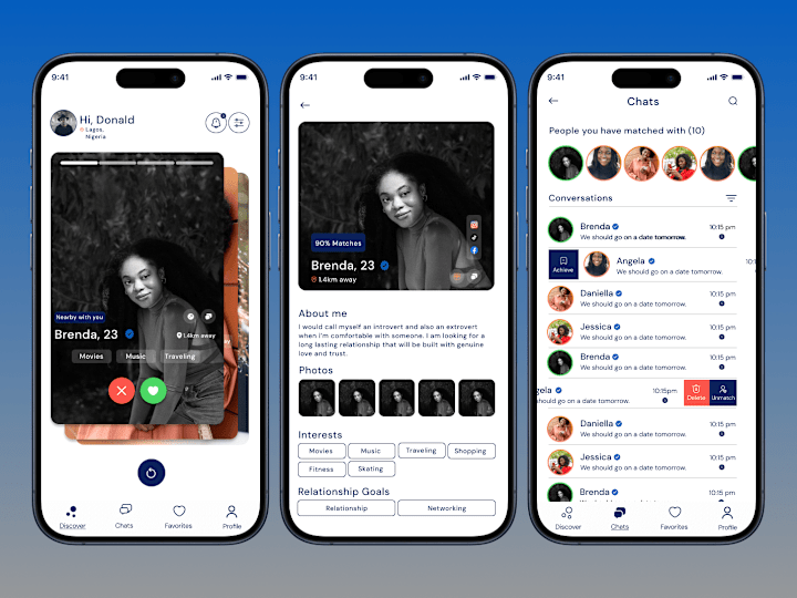 Cover image for LoveArena - Mobile App Design