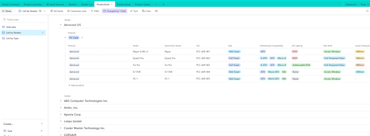 Cover image for Product Management Airtable