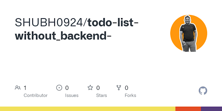 Cover image for SHUBH0924/todo-list-without_backend-