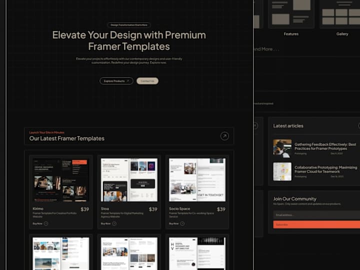 Cover image for Landing Page in Framer