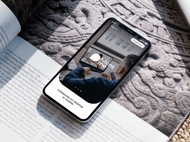 Cover image for Mentme app design
