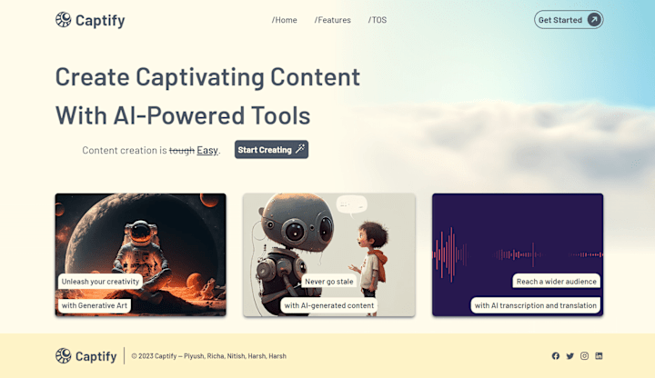 Cover image for AI Content Creation Platform