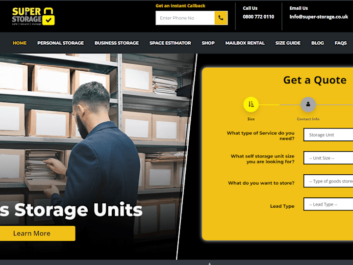 Cover image for Book Self Storage Units Stoke On Trent - Super Storage