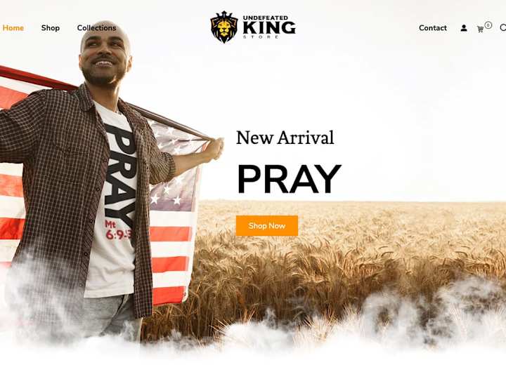 Cover image for Undefeated King E-commerce Store