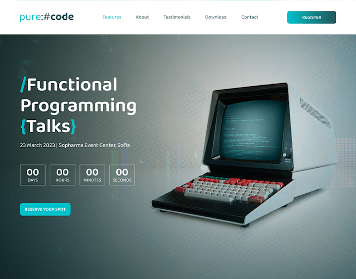 Cover image for Purecode Website on Behance