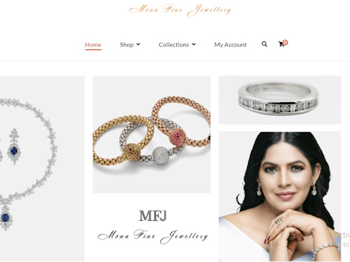 Cover image for Mona Fine Jewelry: WordPress/Woocommerce