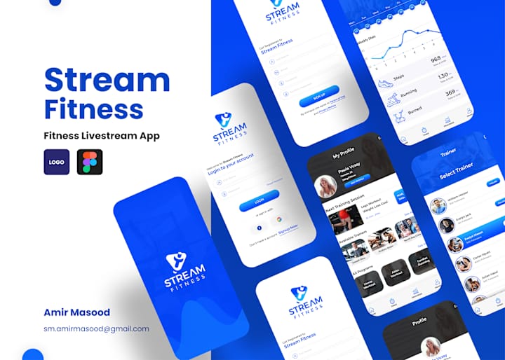 Cover image for Stream Fitness - App Design
