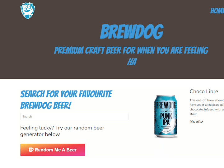 Cover image for Brewdog Website