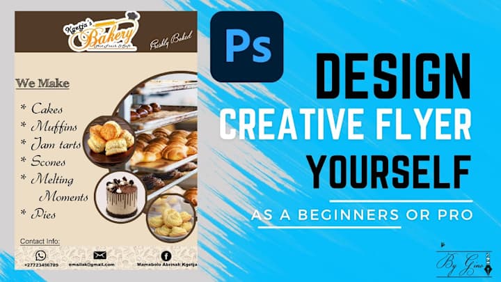 Cover image for How to Design a professional Flyer in Photoshop (Bakery Flyer) …