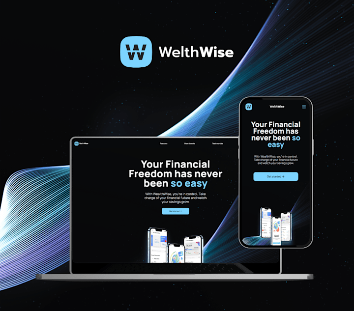 Cover image for A Fintech App Landing Page in Framer