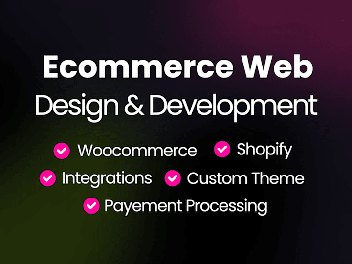 Cover image for E-commerce Web Development