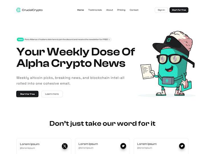 Cover image for Your Weekly Dose of Alpha Crypto News
