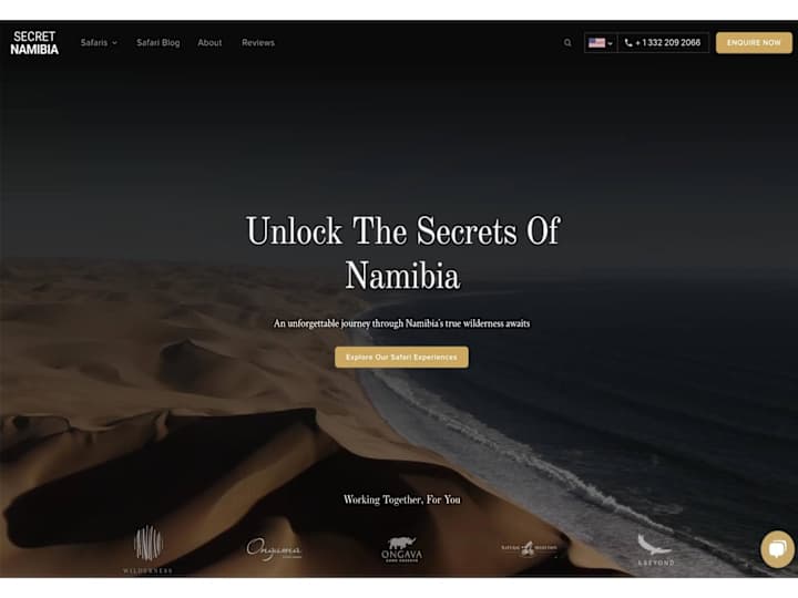 Cover image for SecretNamibia  - Framer Development and CMS integration