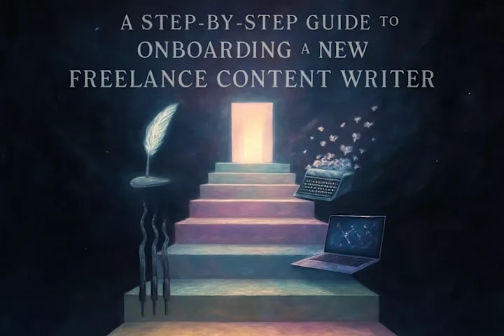 Cover image for A Step-by-Step Guide to Onboarding a New Freelance Content Writer